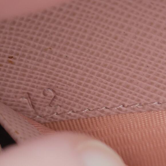 PRADA Saffiano Fiocco Orchidea Wallet Clutch Large Light Pink Zip Around Bow Box - Picture 9 of 13